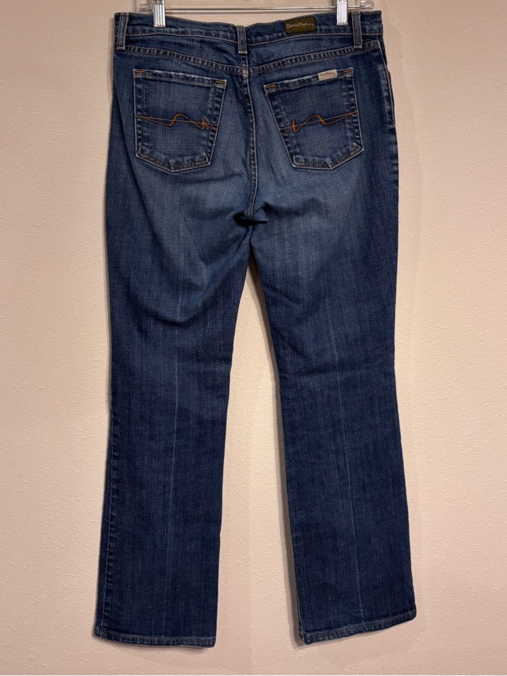 David Kahn Women’s Boot Cut Jeans in Medium Blue Wash SZ 10 - Picture 13 of 15